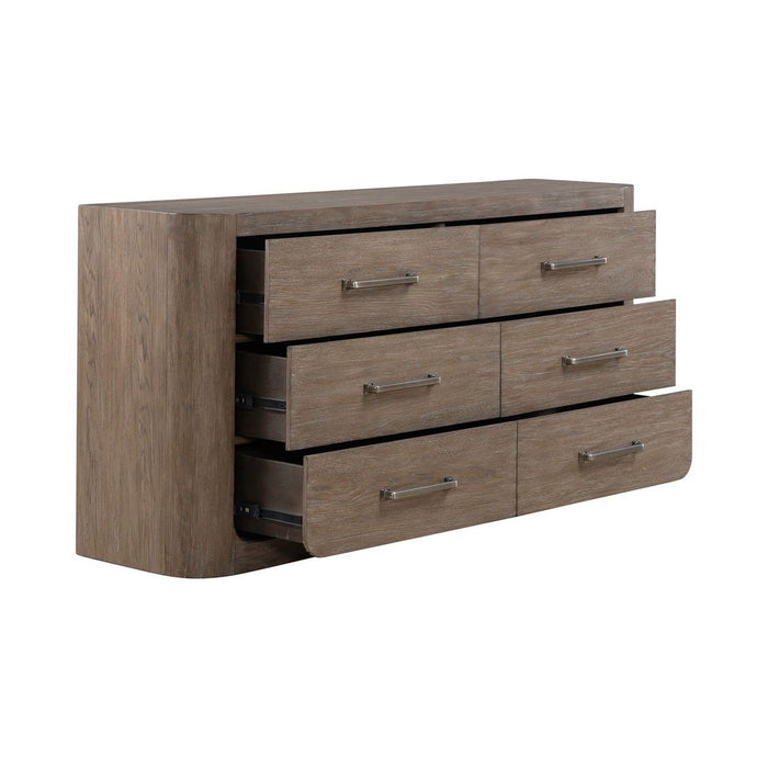 Liberty Furniture South Bend 6 Drawer Dresser in Burnished Clay