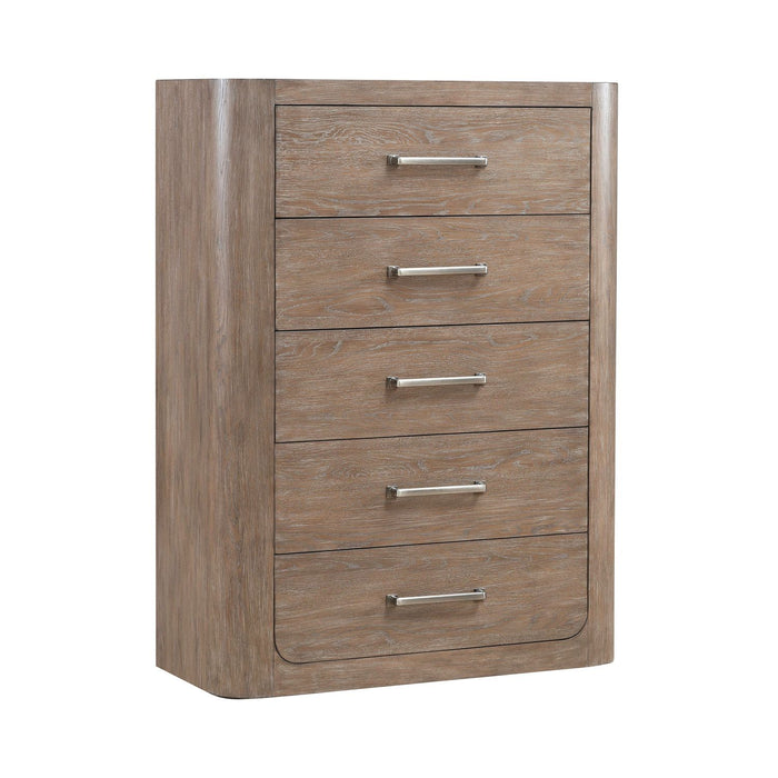 South Bend 5 Drawer Chest in Burnished Clay