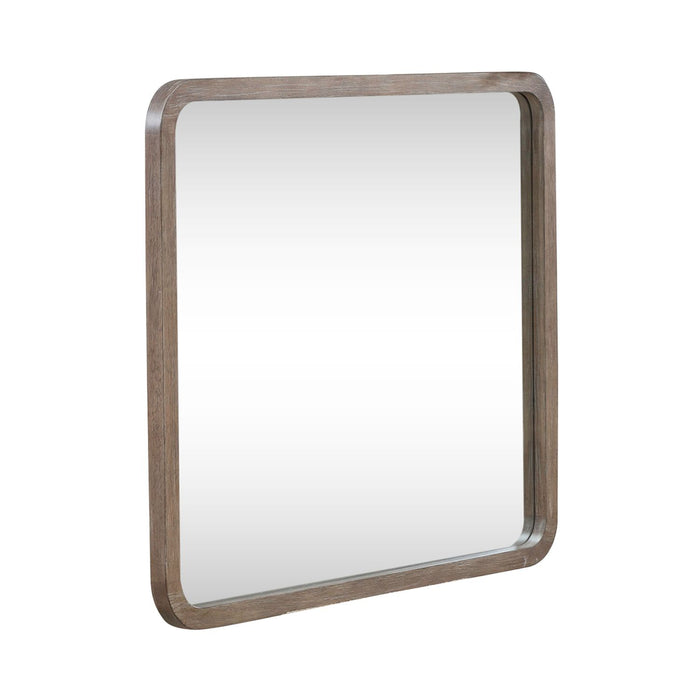 South Bend Landscape Mirror in Burnished Clay
