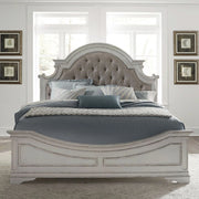 Magnolia Manor Uph Bed, Dresser & Mirror image