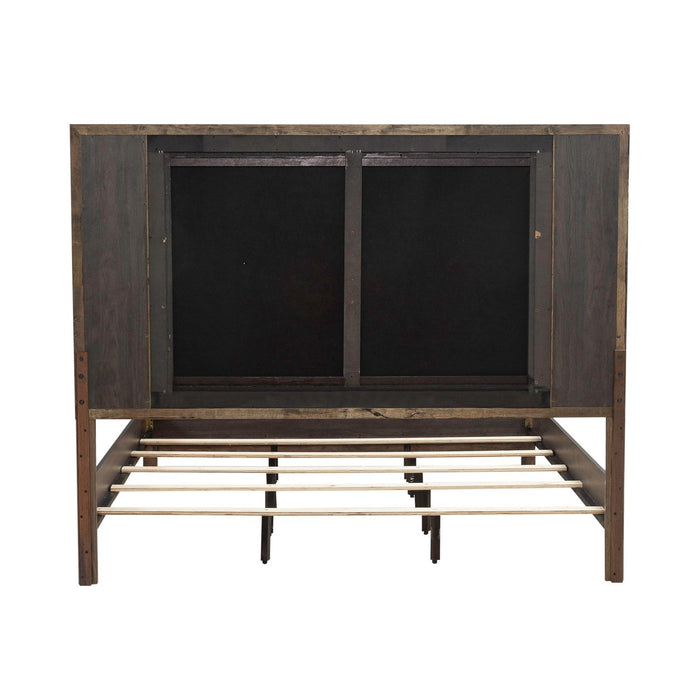 Modern Edge Queen Uph Bed