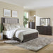 Modern Edge Queen Uph Bed, Dresser & Mirror, Chest image