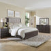 Modern Edge Queen Uph Bed, Dresser & Mirror, Night Stand image