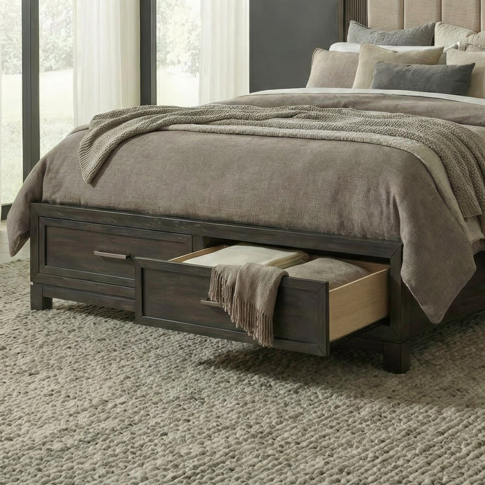 Modern Edge Storage Footboard w/ Slat Roll image