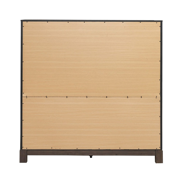 Modern Edge Dressing Chest in Caffe