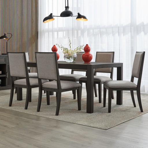 Modern Edge 7 Piece Rectangular Table Set image