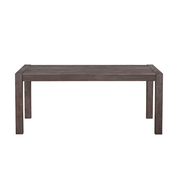 Modern Edge Rectangular Leg Table