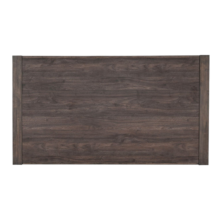 Modern Edge Rectangular Leg Table