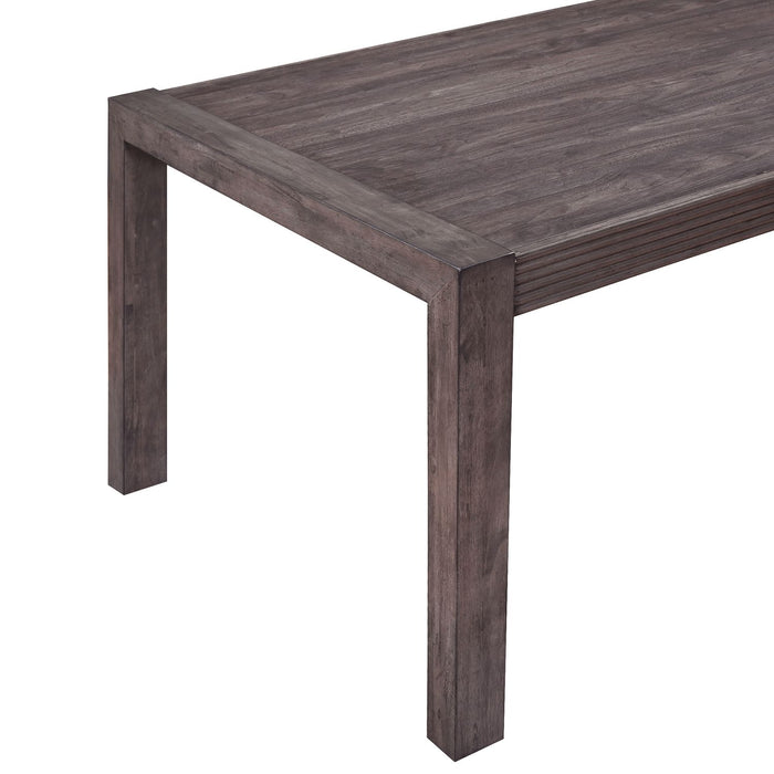 Modern Edge Rectangular Leg Table