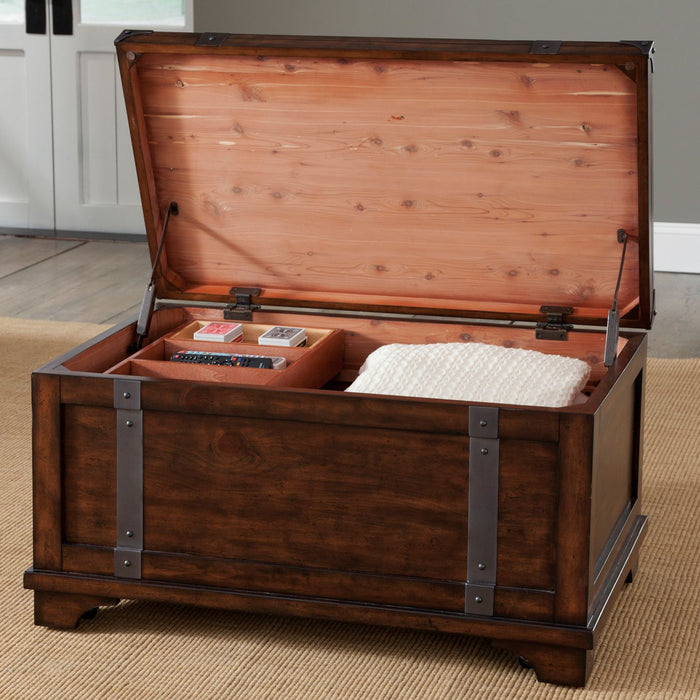 Liberty Aspen Skies Storage Trunk in Russet Brown image