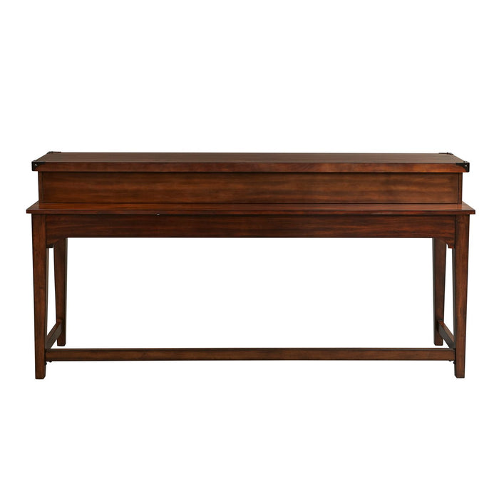 Aspen Skies Console Bar Table in Russet Brown