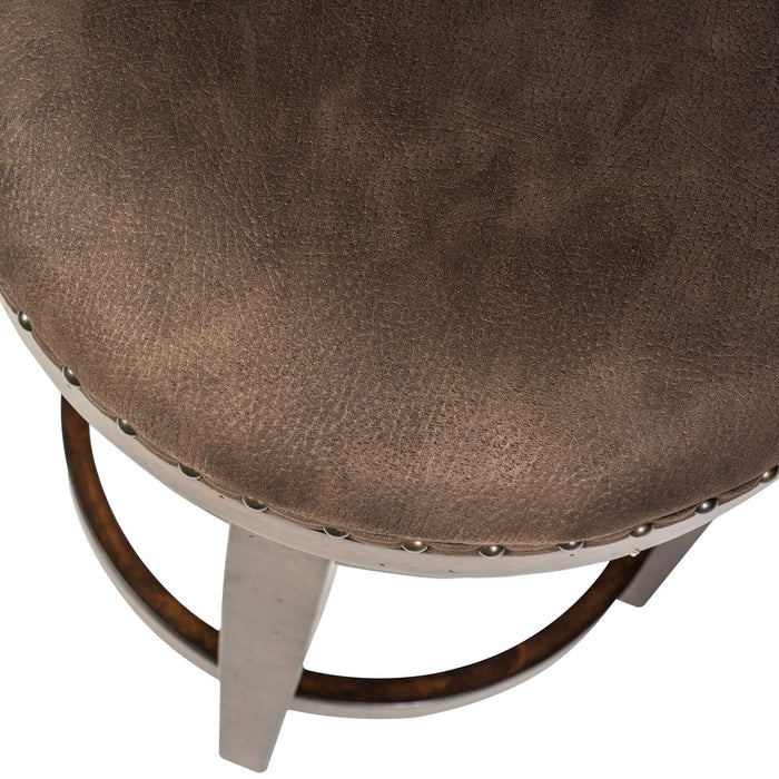 Aspen Skies Swivel Barstool in Russet Brown image