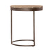 Eclipse Nesting Tables in Greystone Marble Top w/ Pewter Metal image