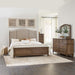 Harrison Heights King Shelter Bed, Dresser & Mirror, Chest image