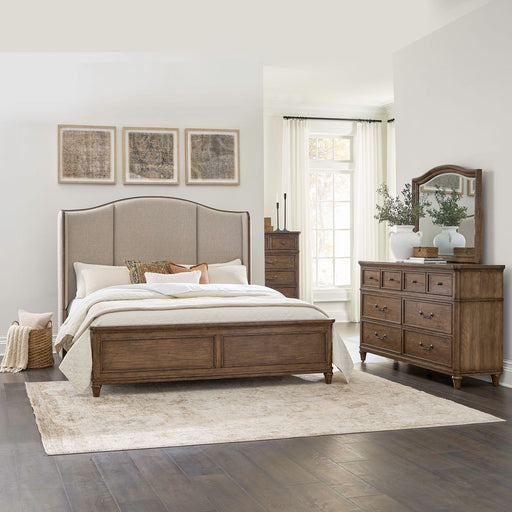 Harrison Heights Queen Shelter Bed, Dresser & Mirror, Chest image