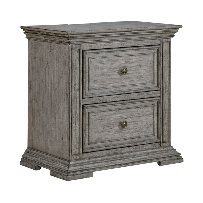 Big Valley 2 Drawer Night Stand w/ Charging Station