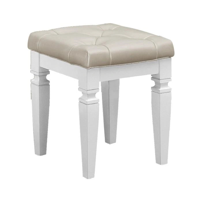 Allura Vanity Stool in White 1916W-14
