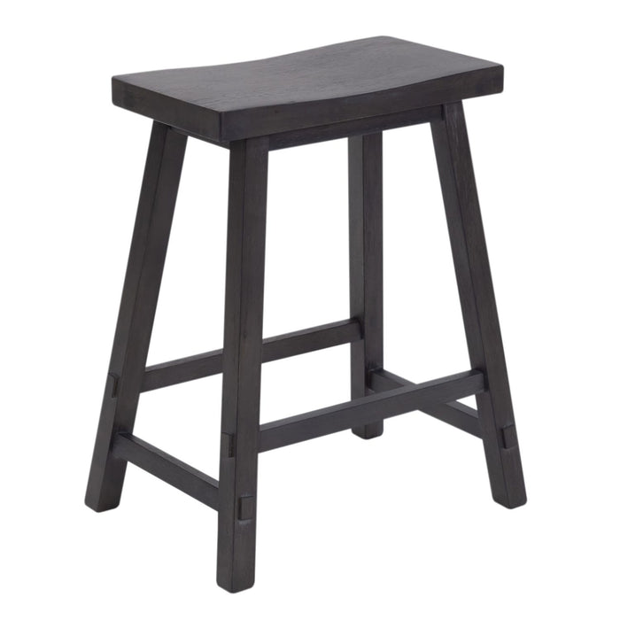 Creations II 30 Inch Sawhorse Barstool in Slate (Set of 2)