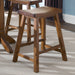 Liberty Furniture Creations II 24 Inch Sawhorse Barstool in Tobacco Finish (Set of 2) image