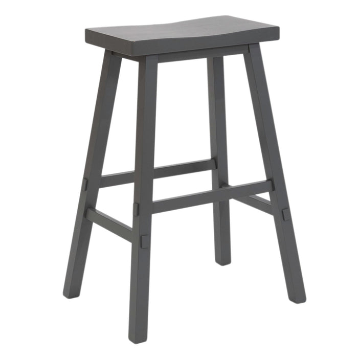 Creations II 30 Inch Sawhorse Stool in Gray (Set of 2)