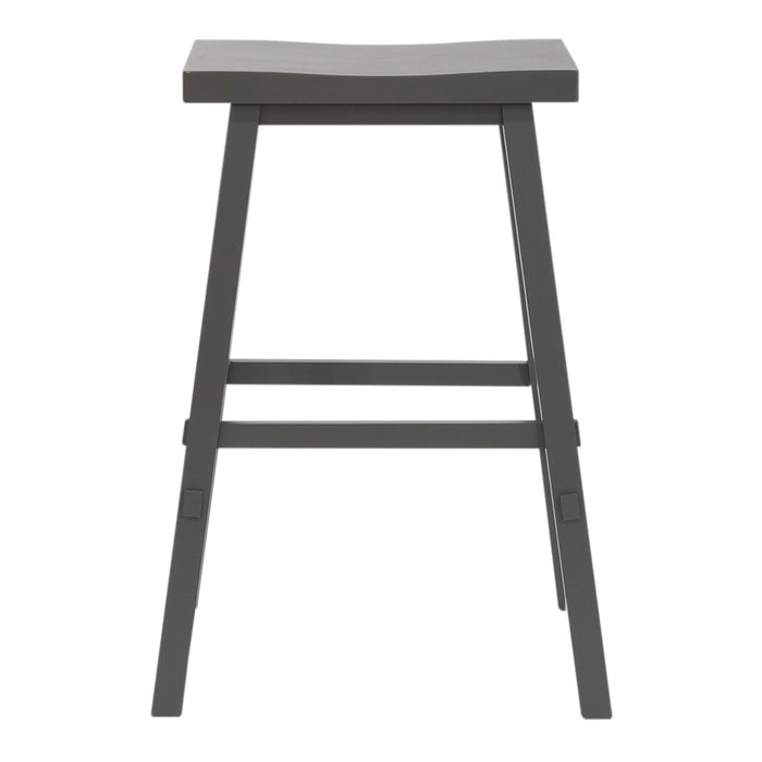 Creations II 30 Inch Sawhorse Stool in Gray (Set of 2)