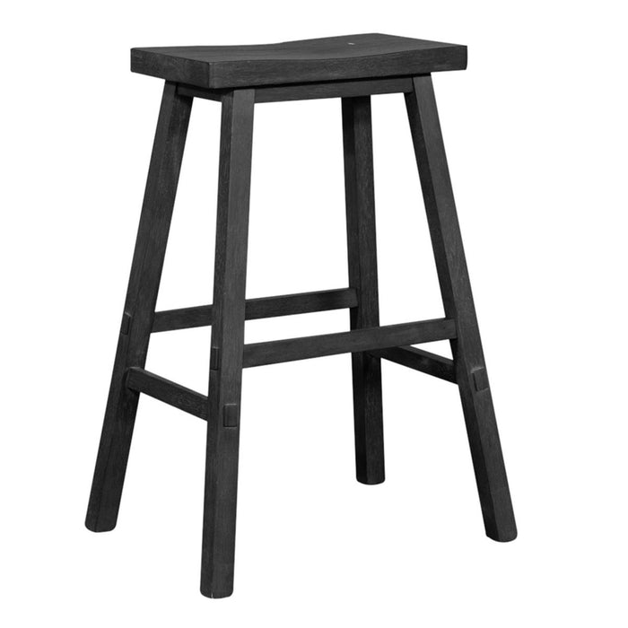 Liberty Furniture Creations II 30 Inch Sawhorse Stool in Slate (Set of 2)