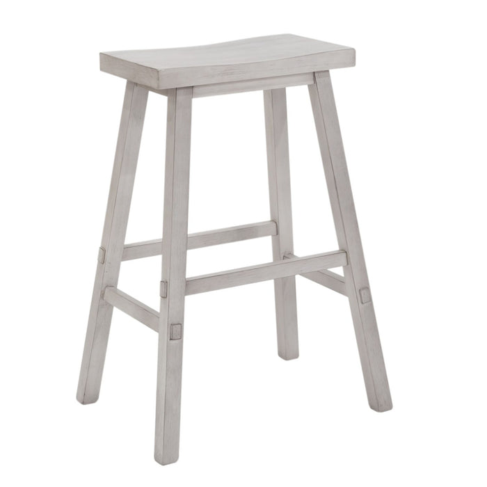 Creations II 30 Inch Sawhorse Stool in White (Set of 2)