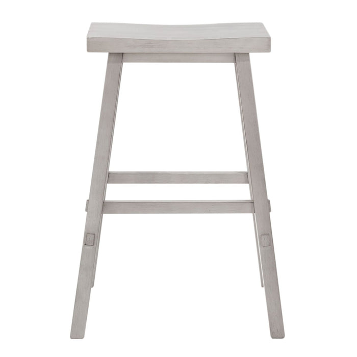 Creations II 30 Inch Sawhorse Stool in White (Set of 2)