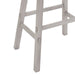 Creations 30 Inch Sawhorse Stool- White image