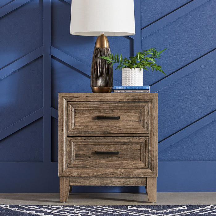 Ridgecrest King California Panel Bed, Dresser & Mirror, Night Stand