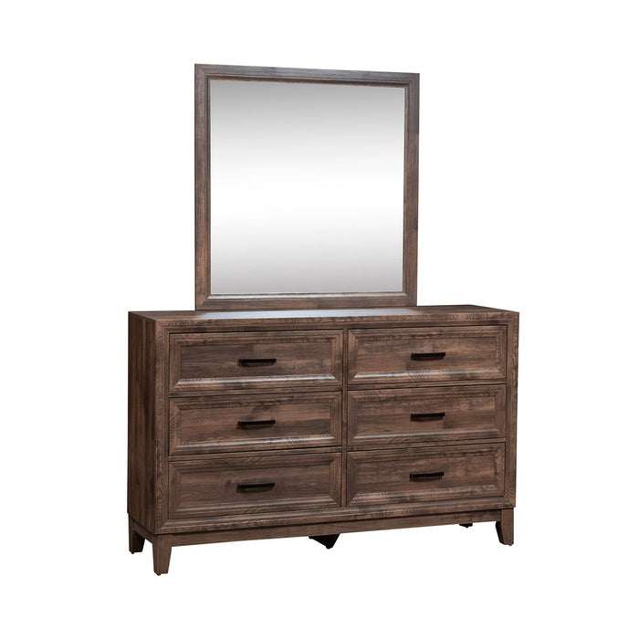 Ridgecrest King Panel Bed, Dresser & Mirror