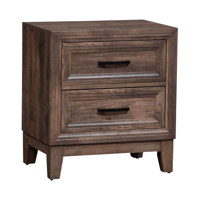 Ridgecrest King Panel Bed, Dresser & Mirror, Night Stand