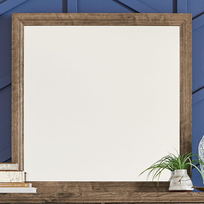 Liberty Furniture Ridgecrest Mirror in Cobblestone image