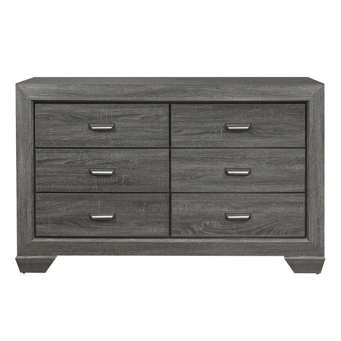 Beechnut 6 Drawer Dresser in Gray 1904GY-5