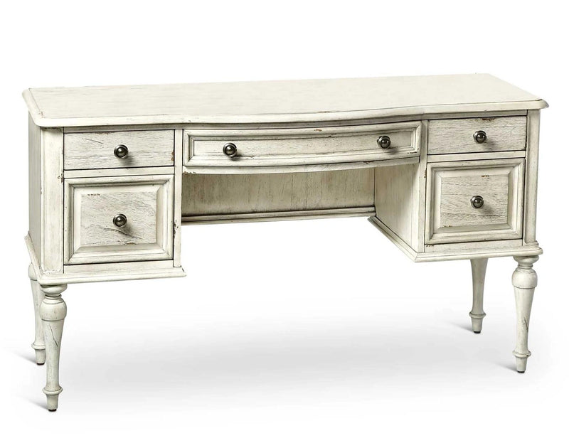 Steve Silver Highland Park Vanity Desk in Cathedral White