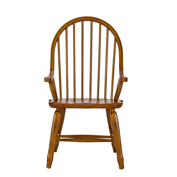 Treasures Bow Back Arm Chair - Oak image