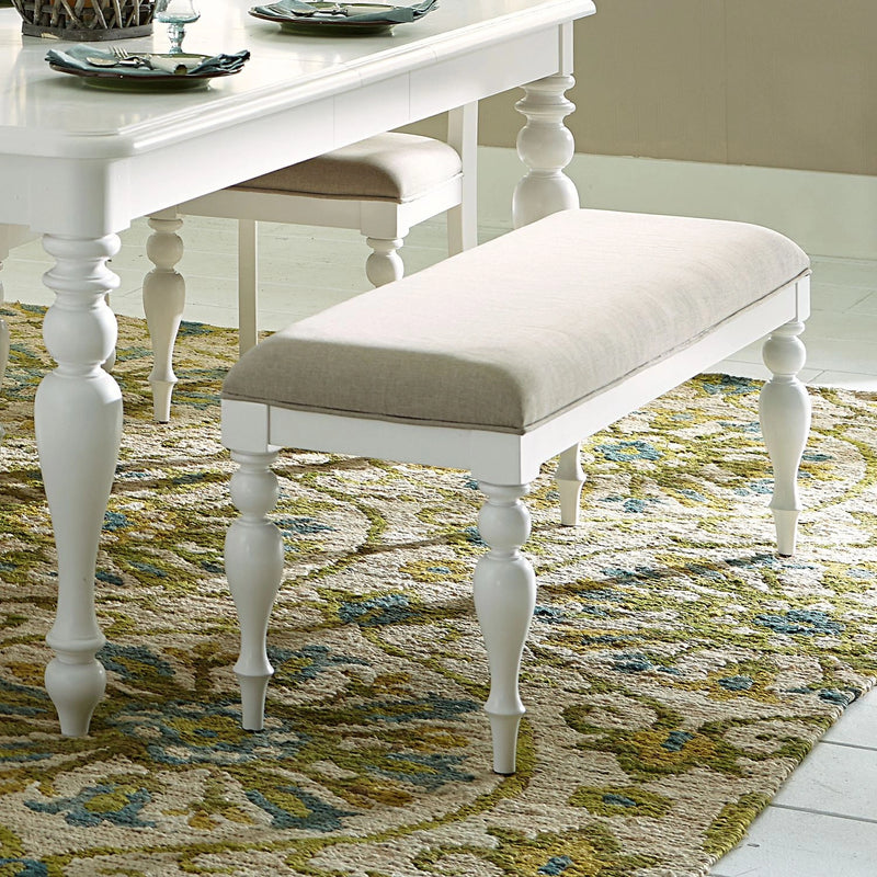 Summer House Bench in Oyster White image