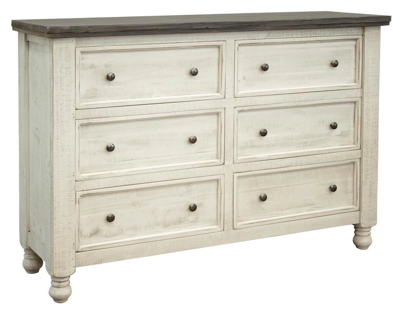 Stone 6 Drawer Dresser