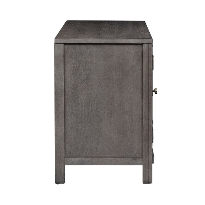 Modern Farmhouse Credenza in Dusty Charcoal