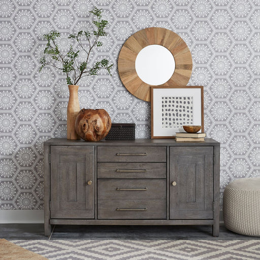 Liberty Modern Farmhouse Credenza in Dusty Charcoal image