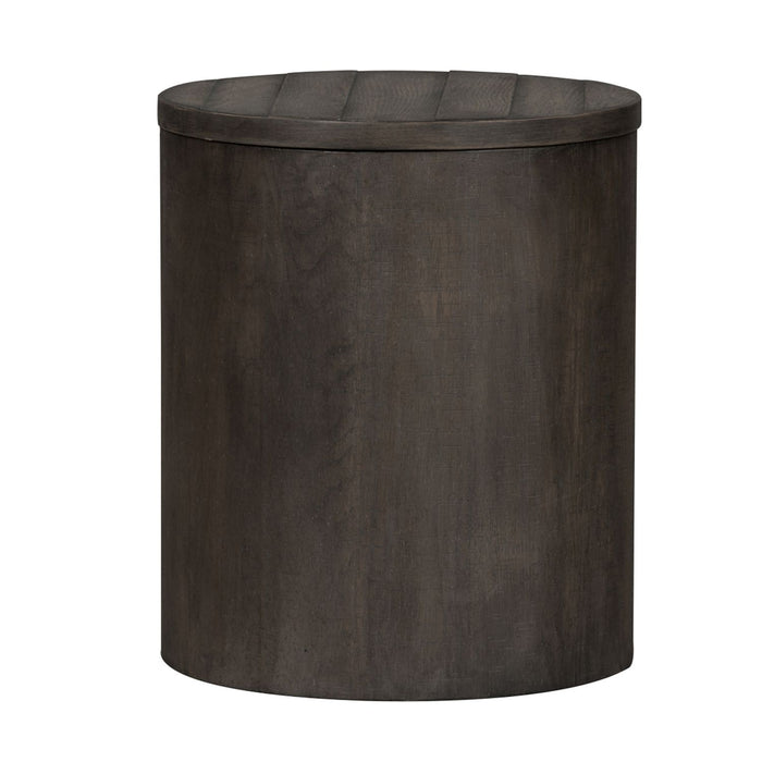 Modern Farmhouse Drum End Table