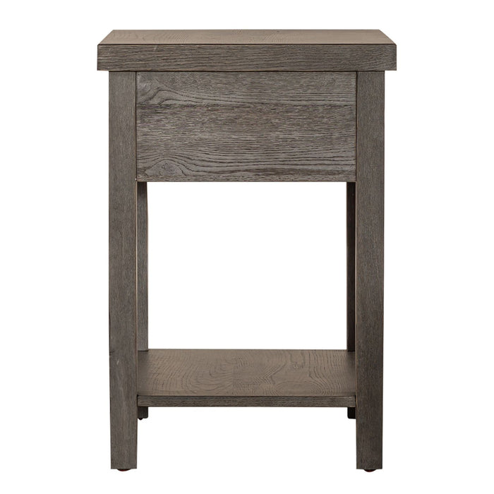 Modern Farmhouse Drawer Chair Side Table