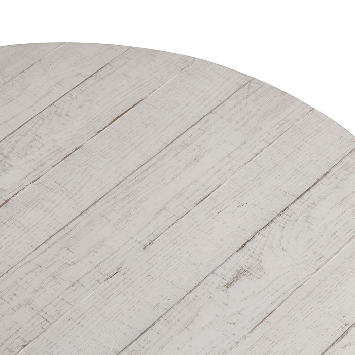 Modern Farmhouse Drum Cocktail Table