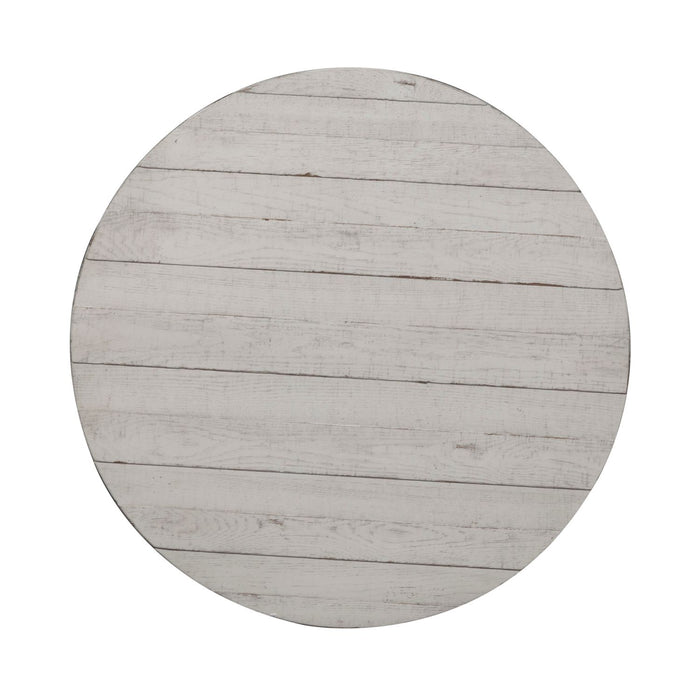 Modern Farmhouse Drum Cocktail Table