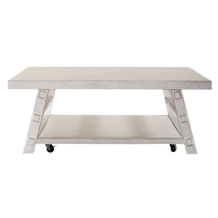Modern Farmhouse Oversized Square Cocktail Table image