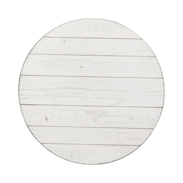 Modern Farmhouse Splay Leg Round End Table