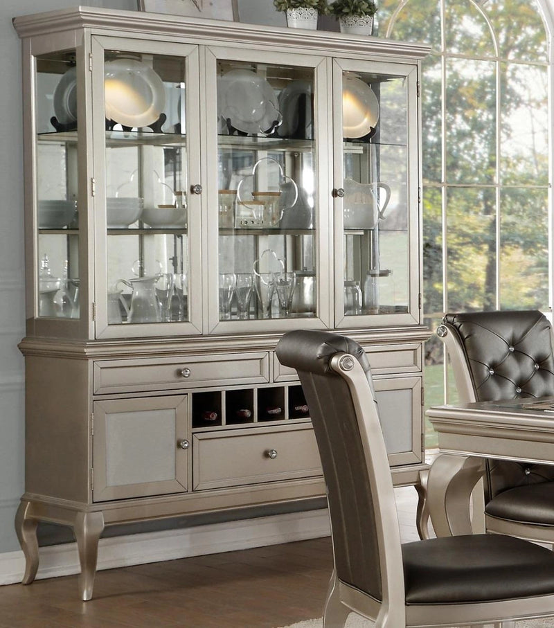 Crawford Buffet and Hutch in Silver 5546-50*