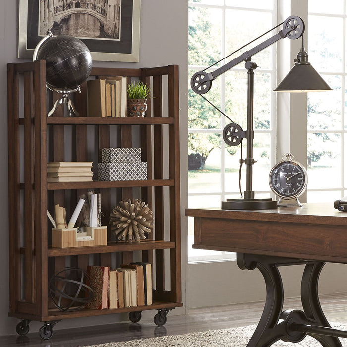 Liberty Arlington House Open Bookcase in Cobblestone Brown image