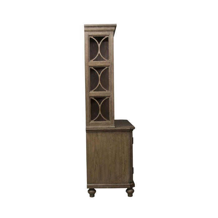 Simply Elegant Credenza & Hutch Set