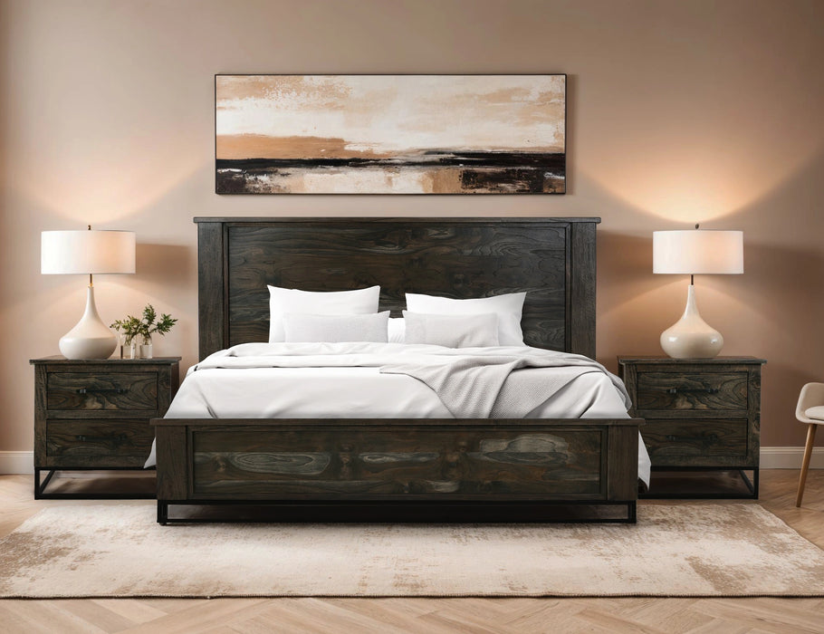 Dark Teak, Queen Bed
